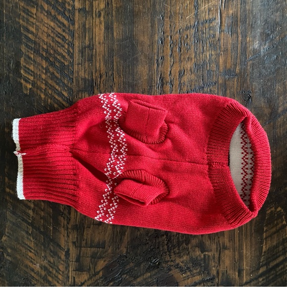 H&M Red Dog Reindeer Sweater - Picture 4 of 8